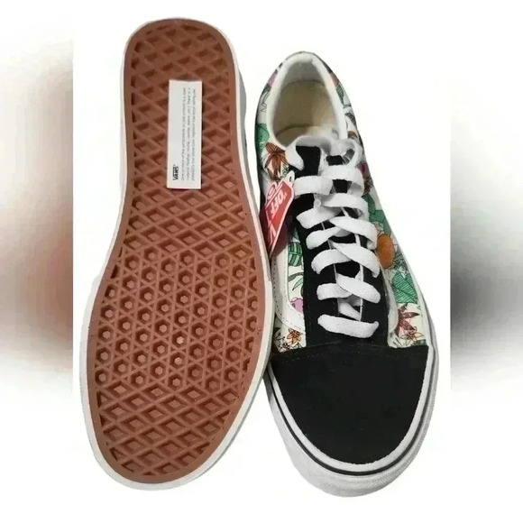 NWT Vans Old  Skool Womens Sneakers Floral New Women 7.5 Men's 6 - Picture 2 of 6